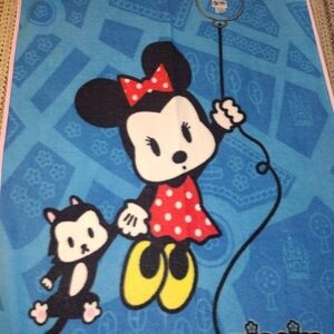 Blue Cartoon Character Blanket